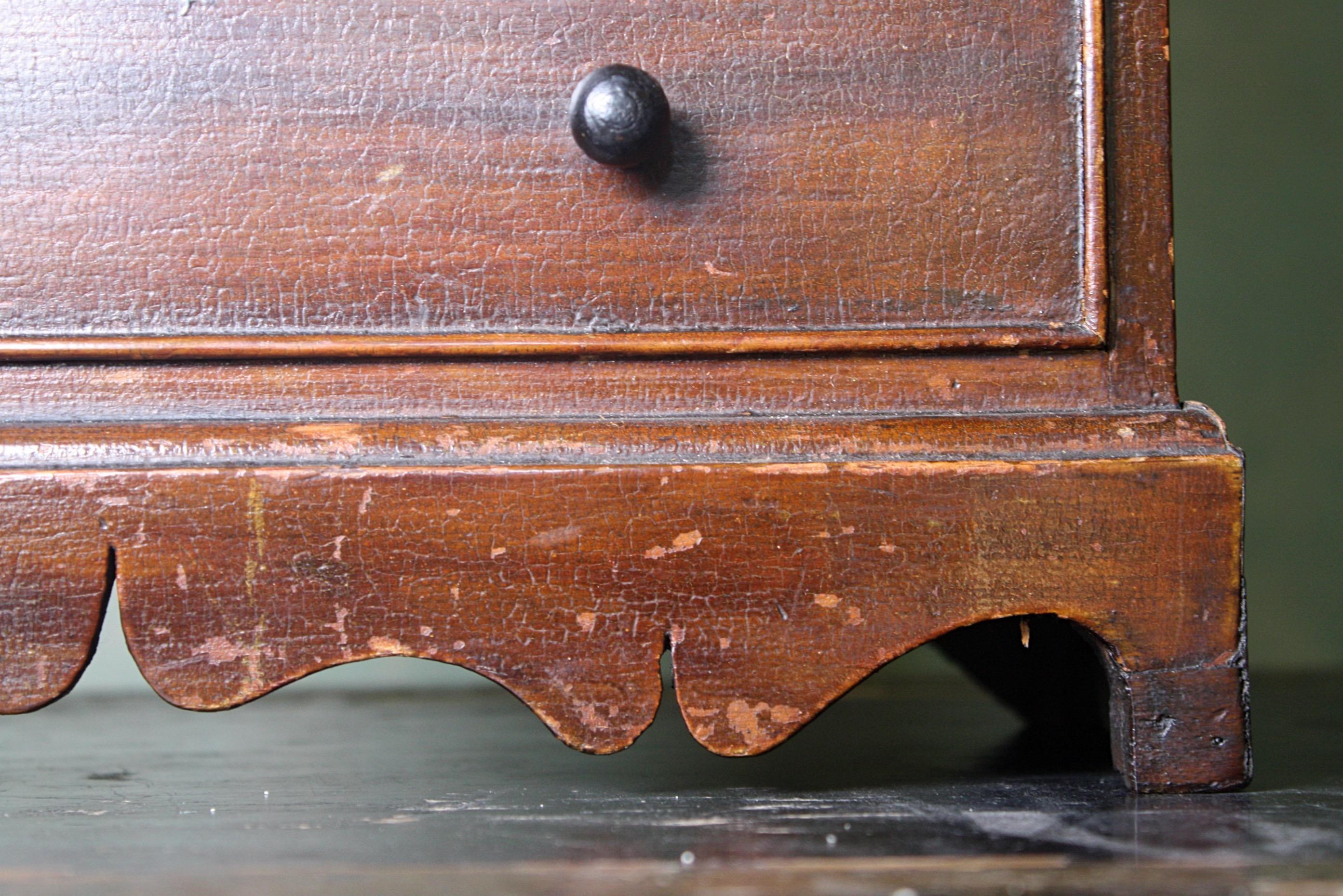 Denver Colorado D C Woodend, 1885 Table Top Geology Mineral Specimen Chest 6