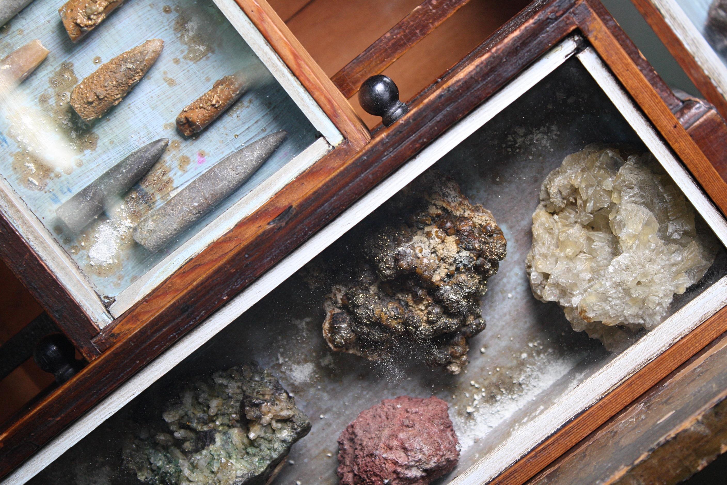 Denver Colorado D C Woodend, 1885 Table Top Geology Mineral Specimen Chest 1