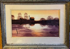 Sunset Over Creek Farm, 1974