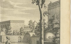 Depiction of Persian Houses – 18th-Century Architectural Scene