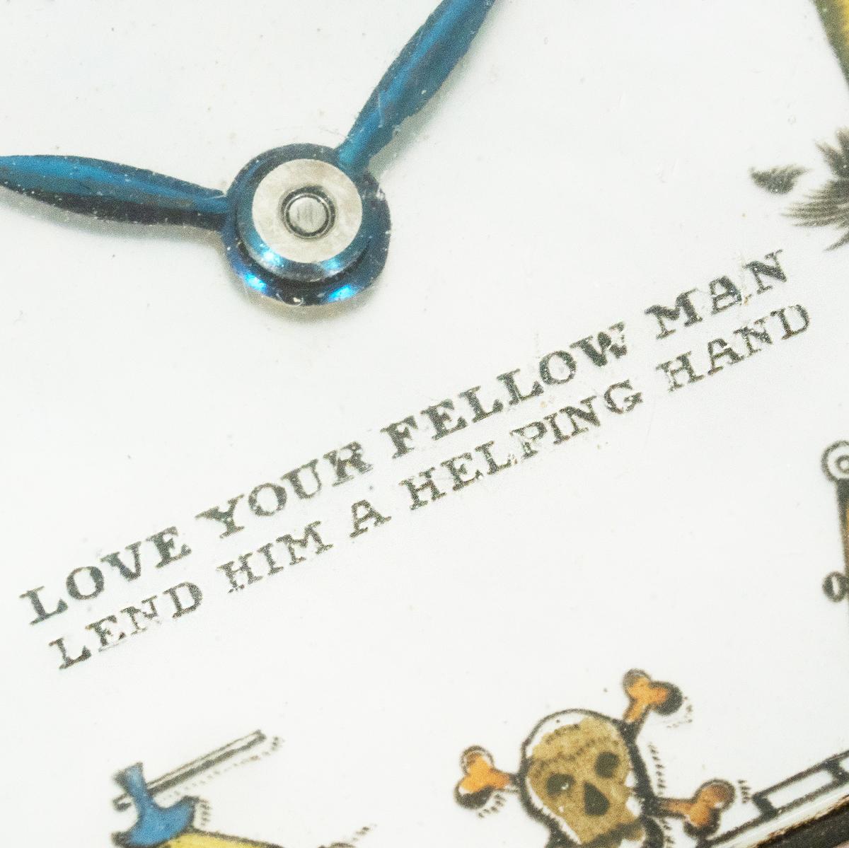 Depose R.U. A Rare Silver Triangular Masonic Pocket Watch C1920 For Sale 6