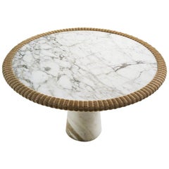 Deposit 1/2 Marble "Amazonas" Dining Table, Giorgio Bonaguro