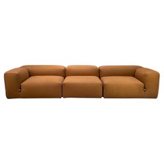  deposit Tacchini Le Mura Leder-Sofa entworfen von Mario Bellini in STOCK