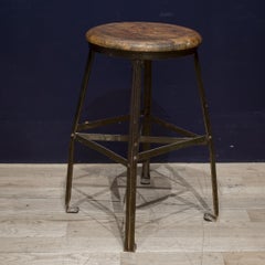 Depression Era Factory Stool, circa 1930