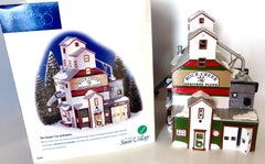 Dept. 56 "The Farmer's Co-op Granary" From "The Snow Village" Plus 2 Accessories