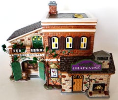 Dept.56 Bodega Grapevine Edificio de cerámica de la serie original Snow Village