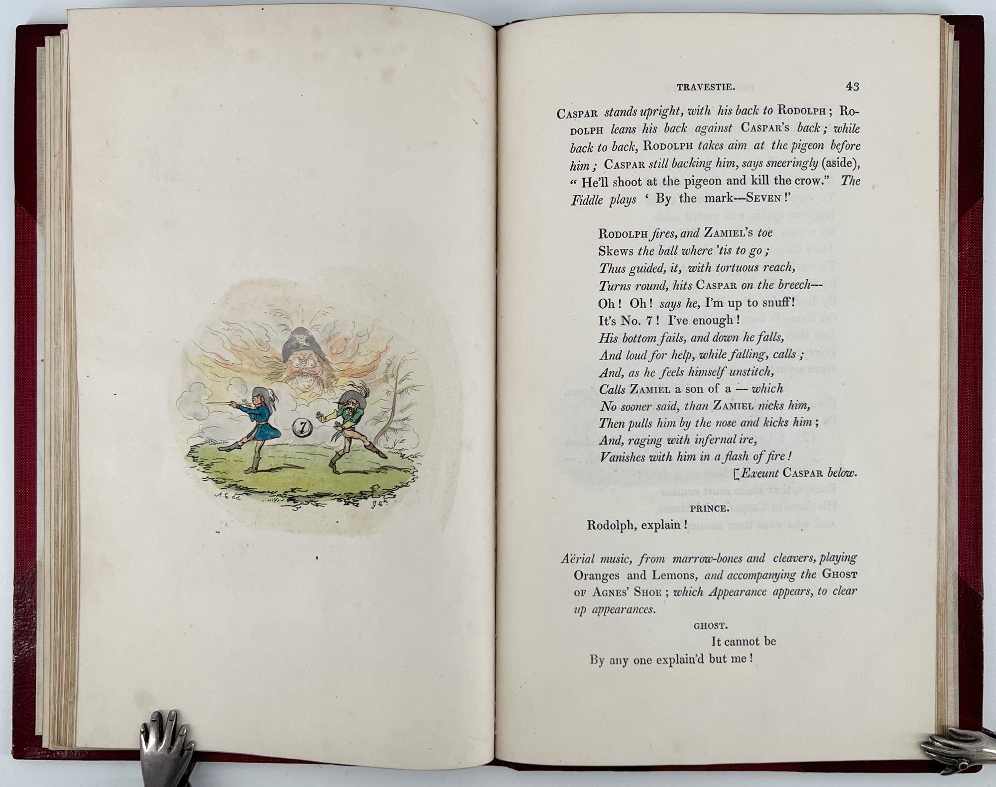 Der Freischütz Travestie. Con dodici incisioni di George Cruikshank in vendita 3
