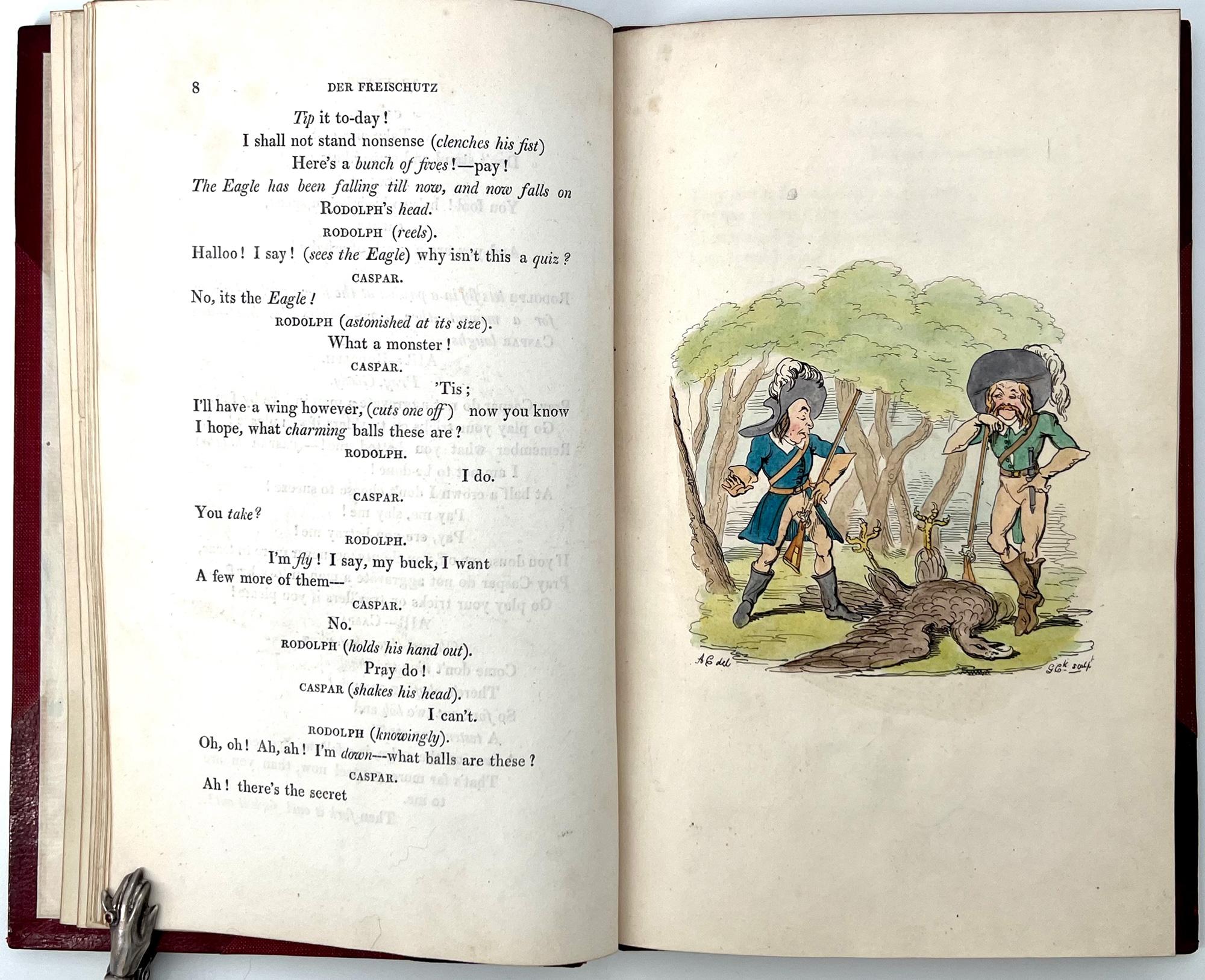 Der Freischütz Travestie. Con dodici incisioni di George Cruikshank in vendita 1