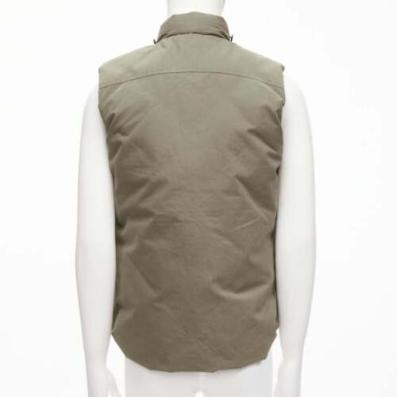 DER SAMMLER gilet in cotone ventile kaki resistente alle intemperie e imbottito EU48 M. 1