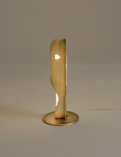 Deramo Table Lamp in Iron and Custom Glass by Animate Objects