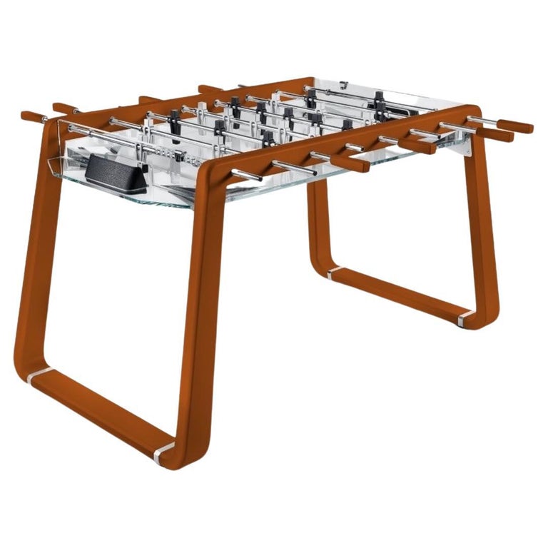 Derby Canvas Orange Foosball Table by Impatia For Sale at 1stDibs