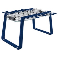 Derby Foosball-Tisch aus Segeltuch in Saphirblau von Impatia