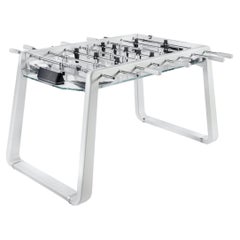 Derby Canvas White Foosball Table by Impatia