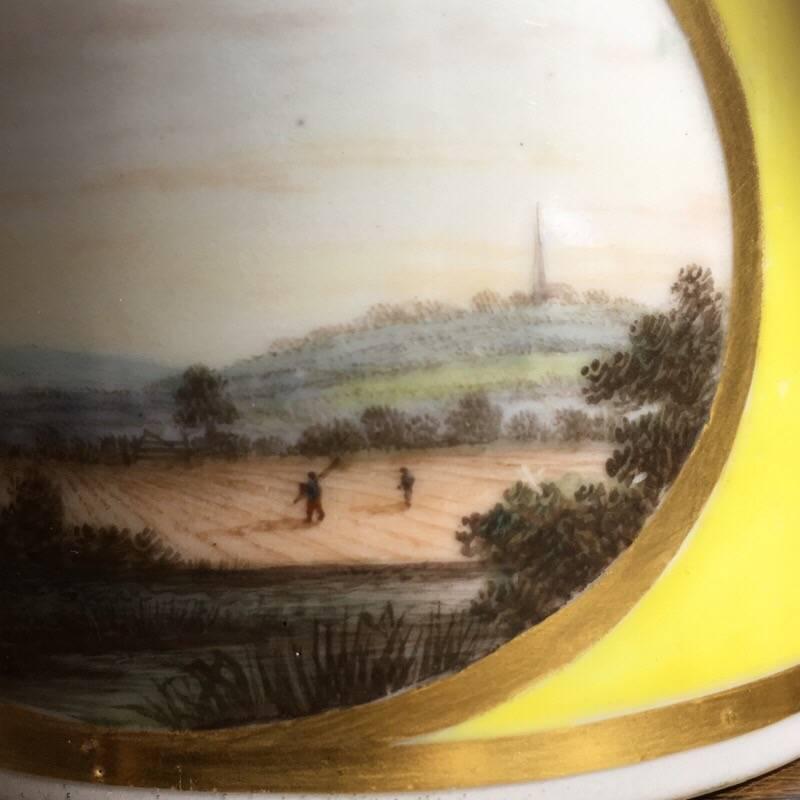 Late 18th Century Derby Coffee Can by ‘Jockey’ Hill, 