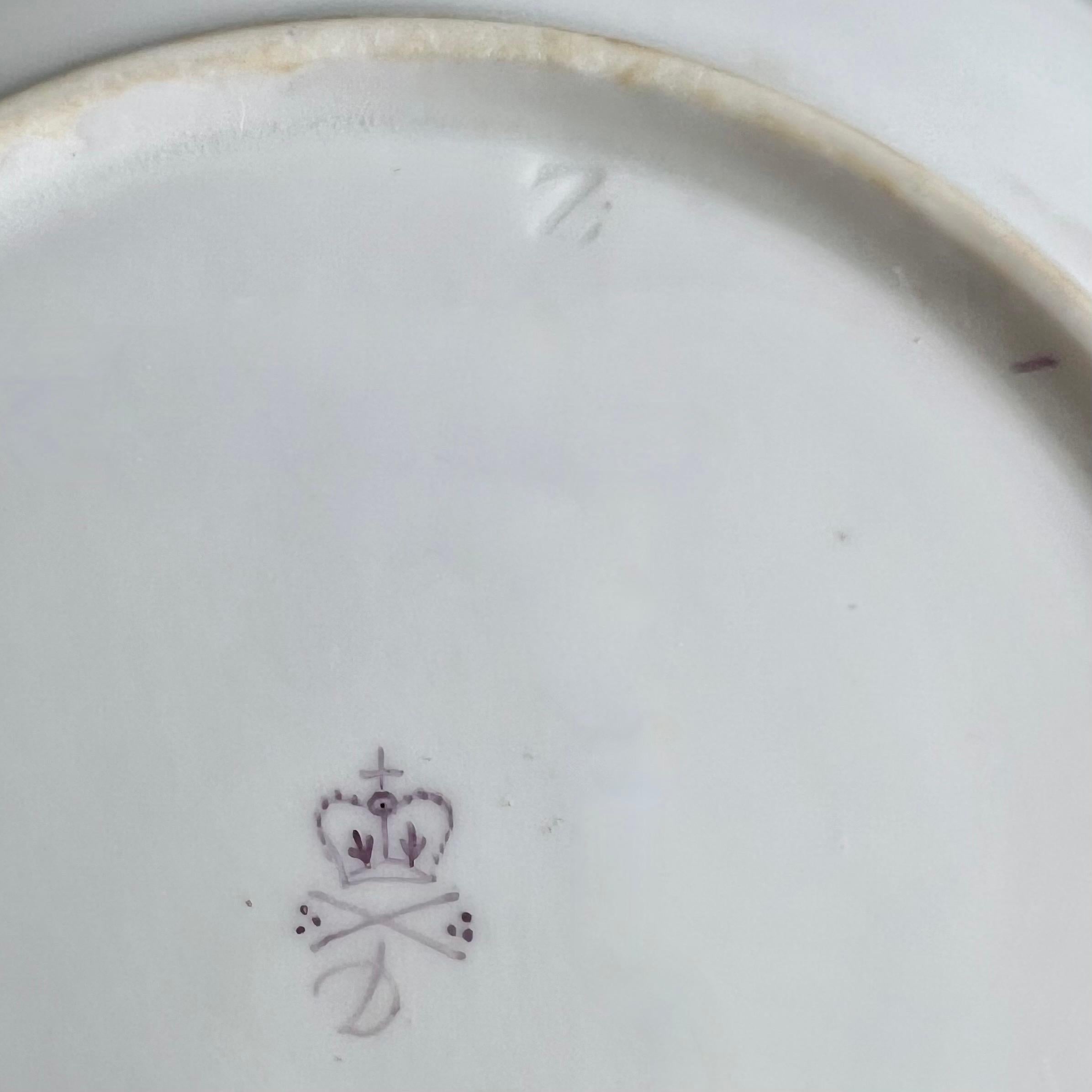 Taza de café Derby, paisajes monocromos en sepia Zachariah Boreman, ca 1785 en venta 8