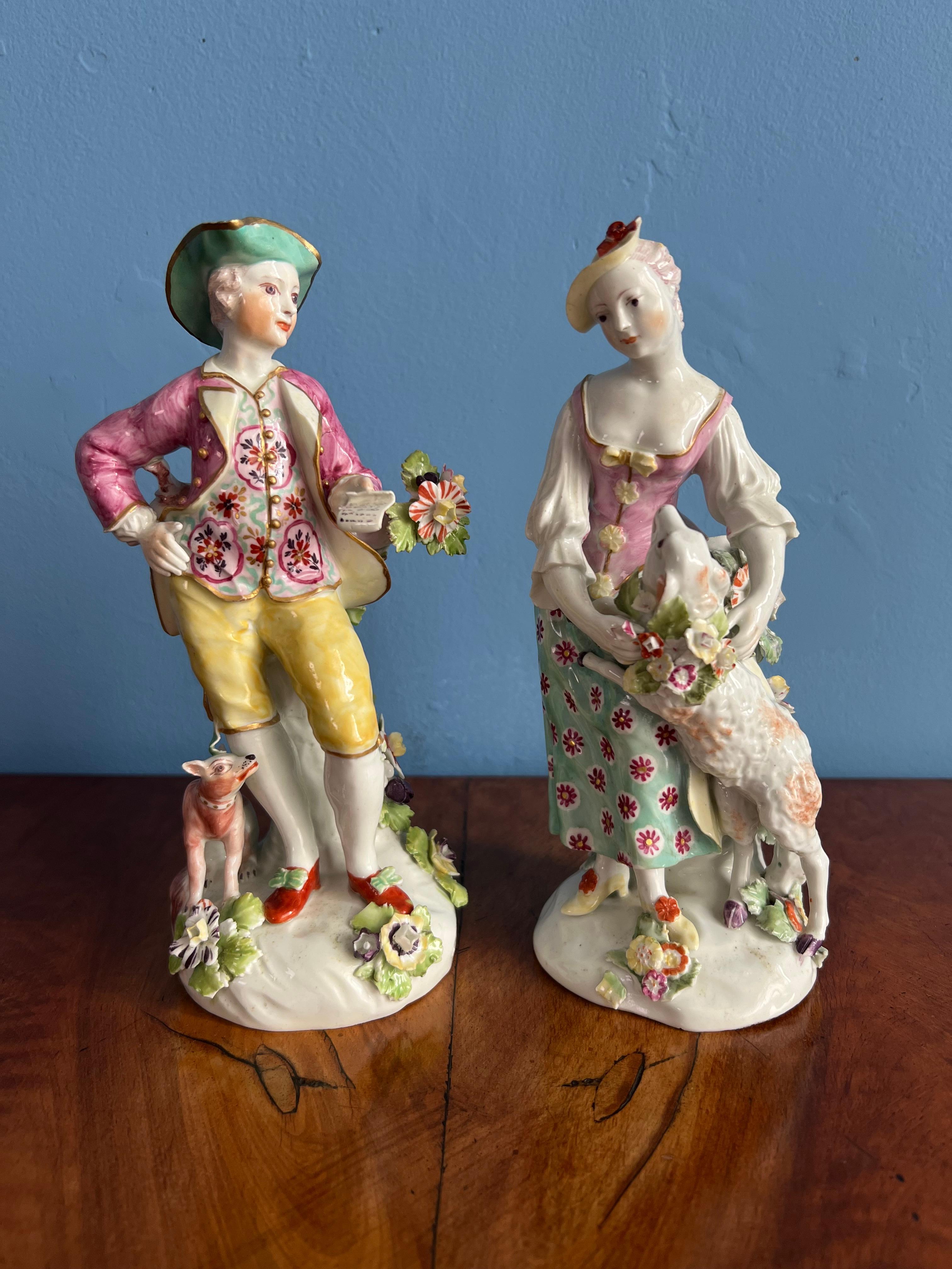 Dies ist ein wunderschönes Paar Derby-Figuren, genannt 