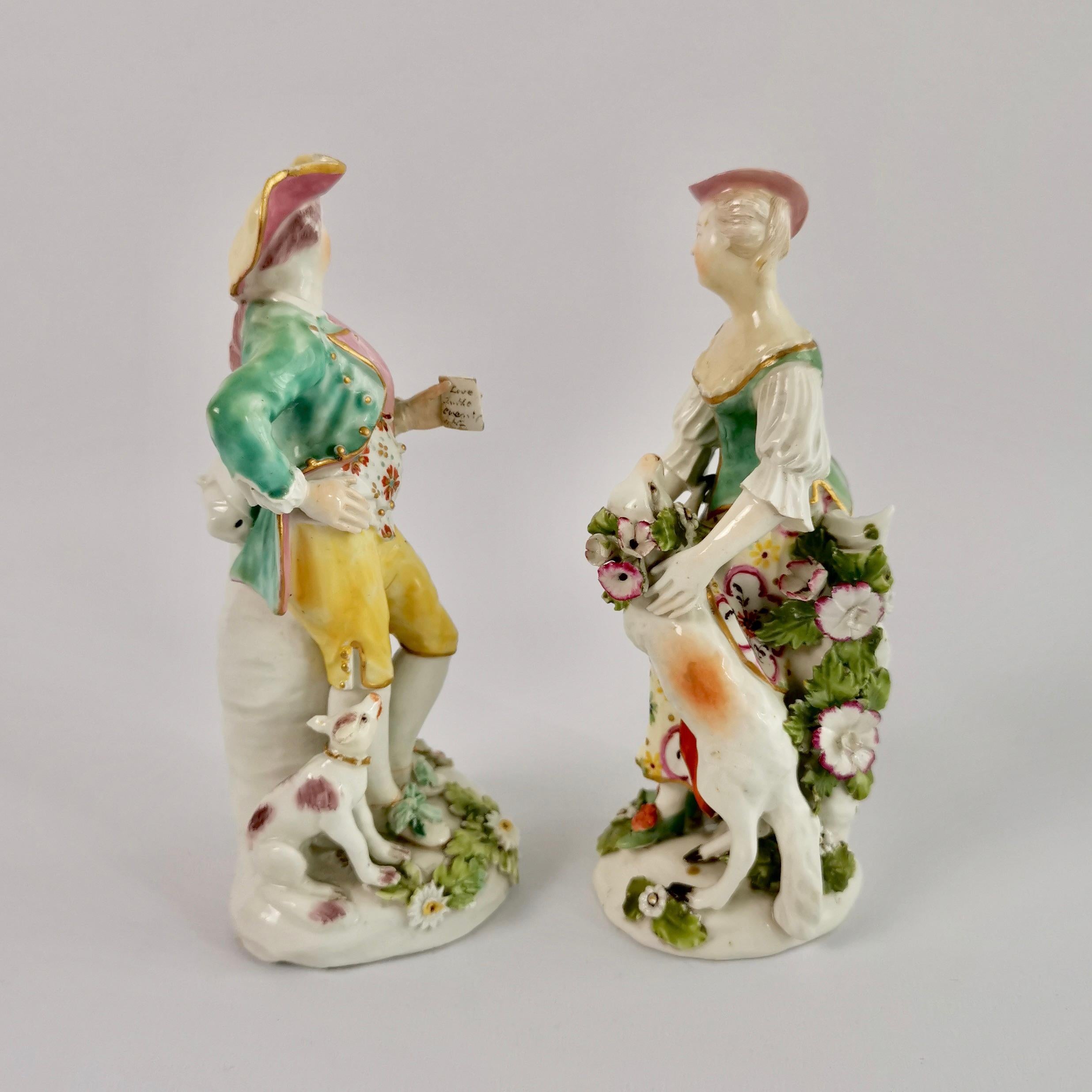 This is a beautiful pair of Derby figures called the 