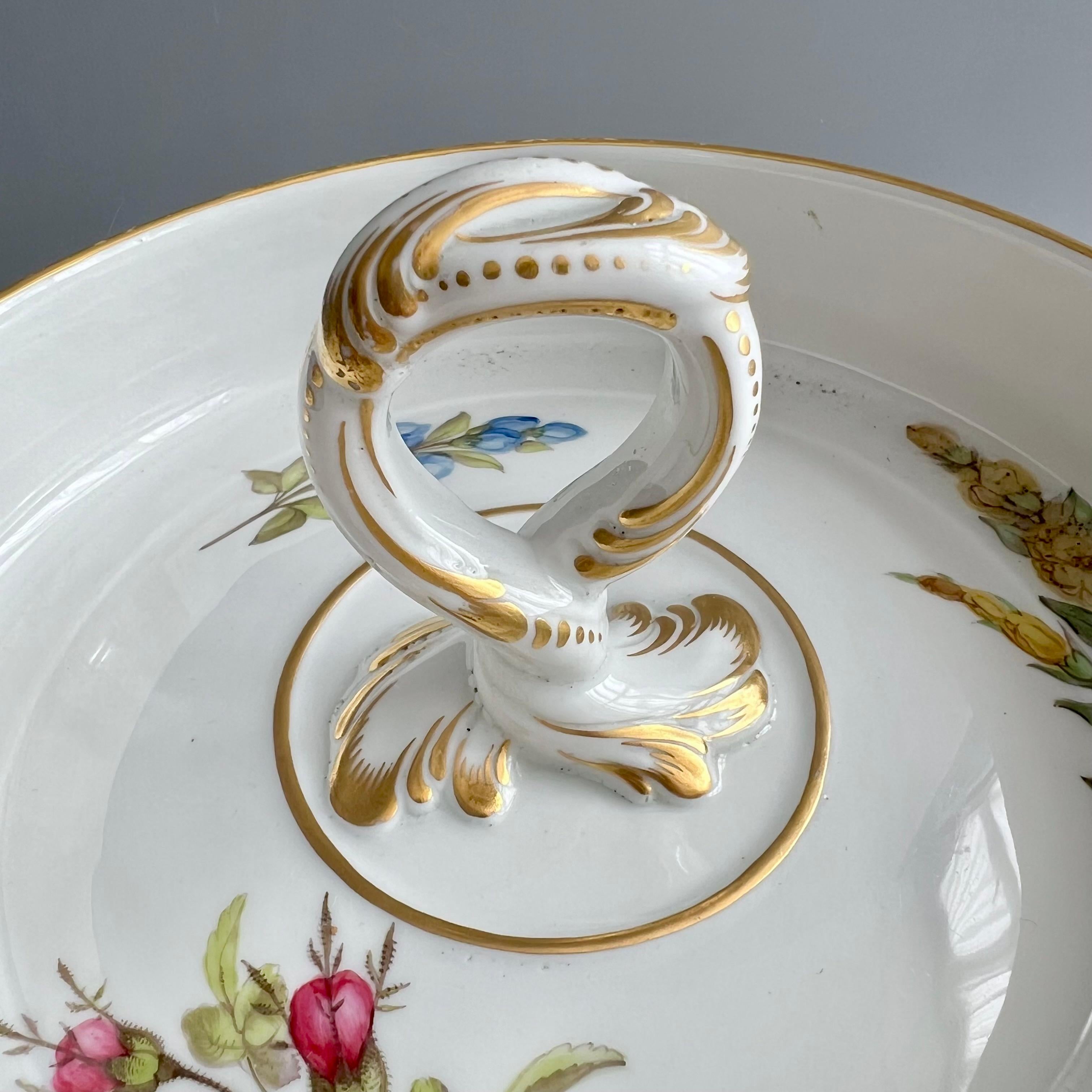 Pareja de cubiteras de porcelana Derby, Flores finas de William Billingsley, hacia 1790 en venta 5