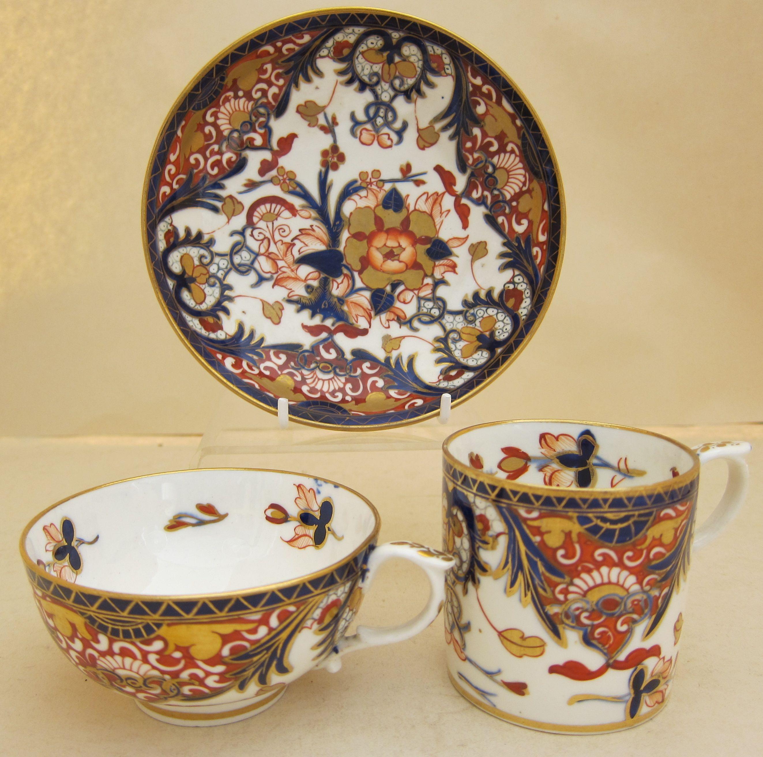 Derby Porzellan King's Pattern-Teeservice mit Kaffeedosen im Angebot 5