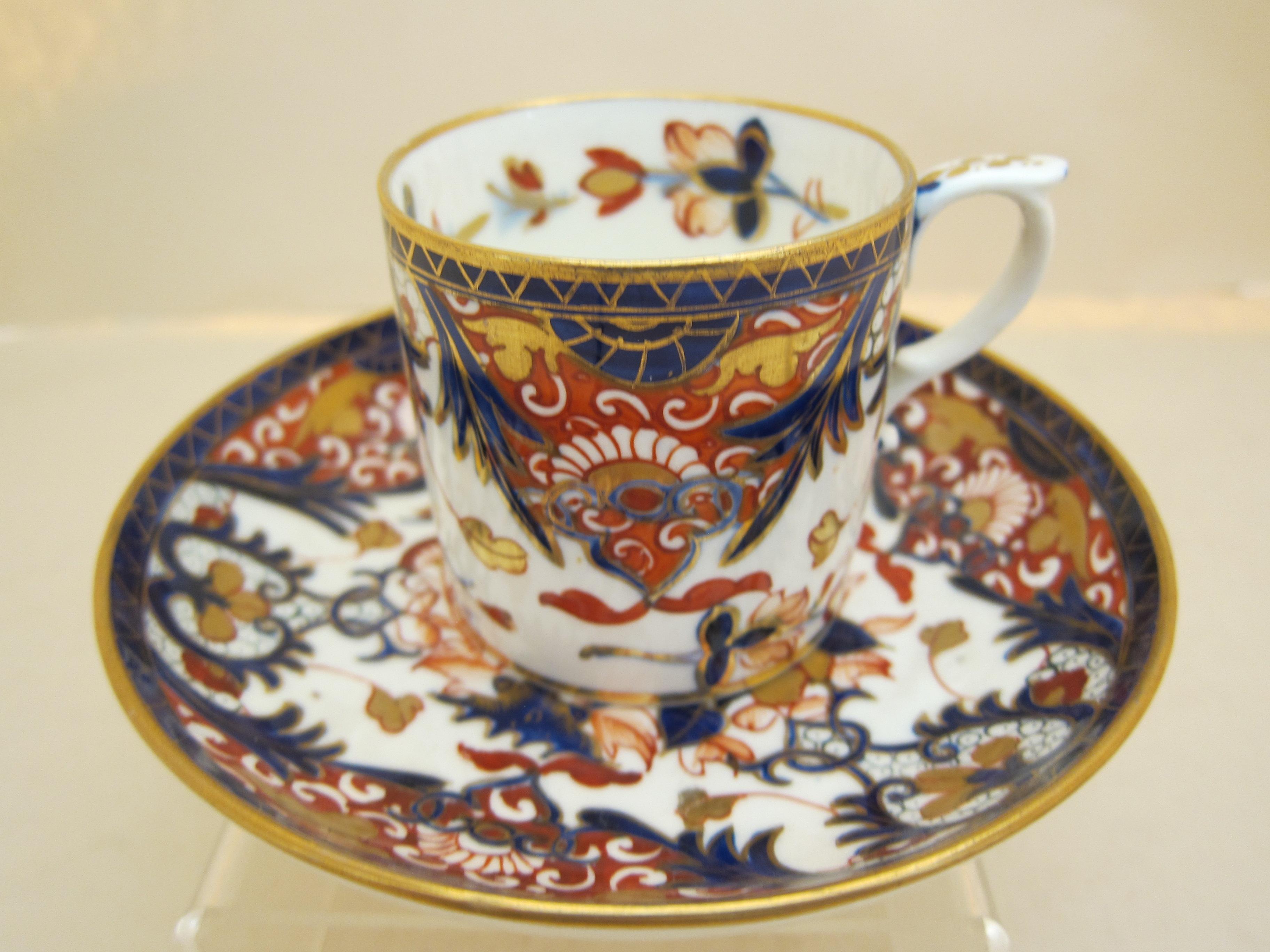 Derby Porzellan King's Pattern-Teeservice mit Kaffeedosen im Angebot 7