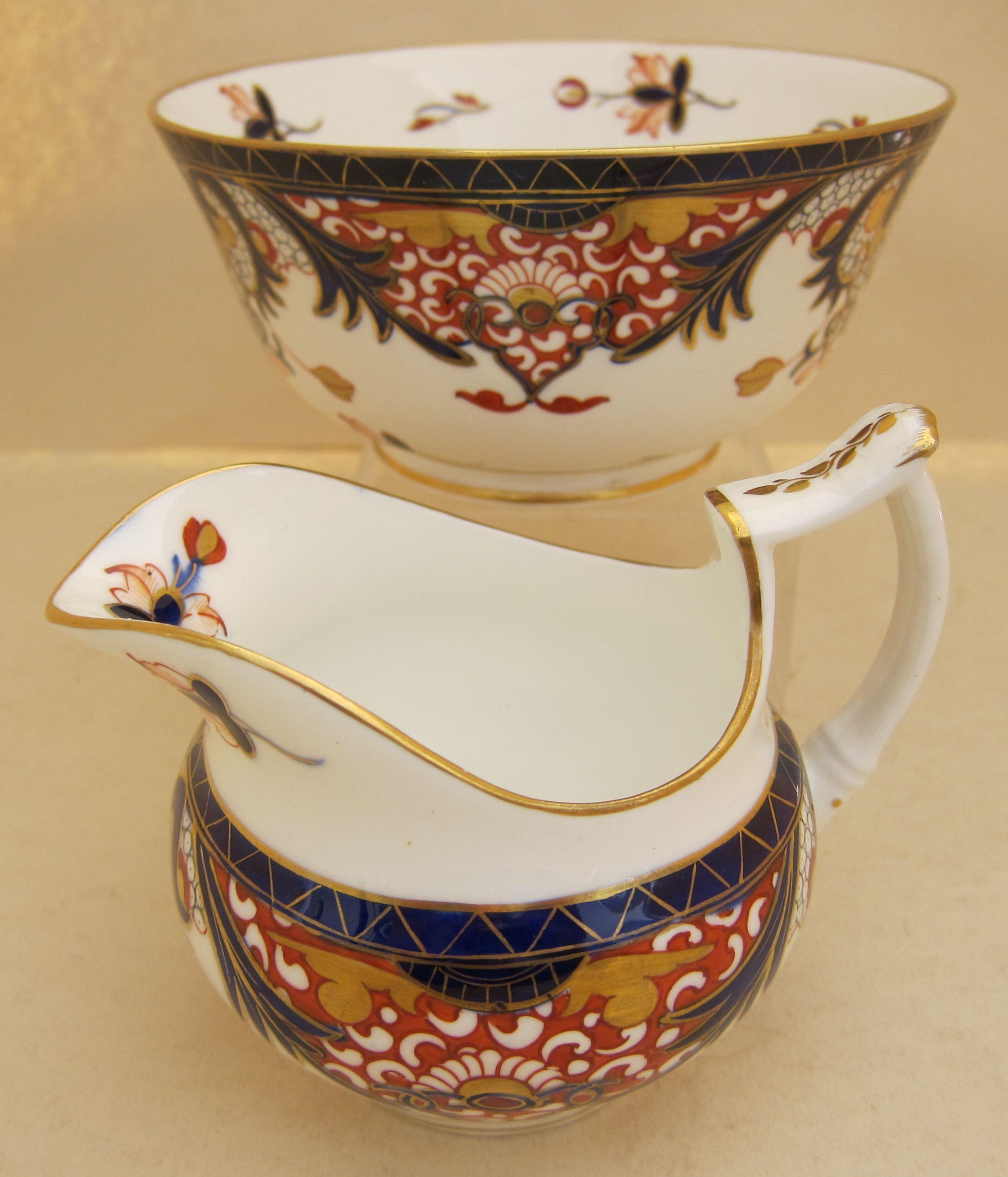 Derby Porzellan King's Pattern-Teeservice mit Kaffeedosen im Angebot 4