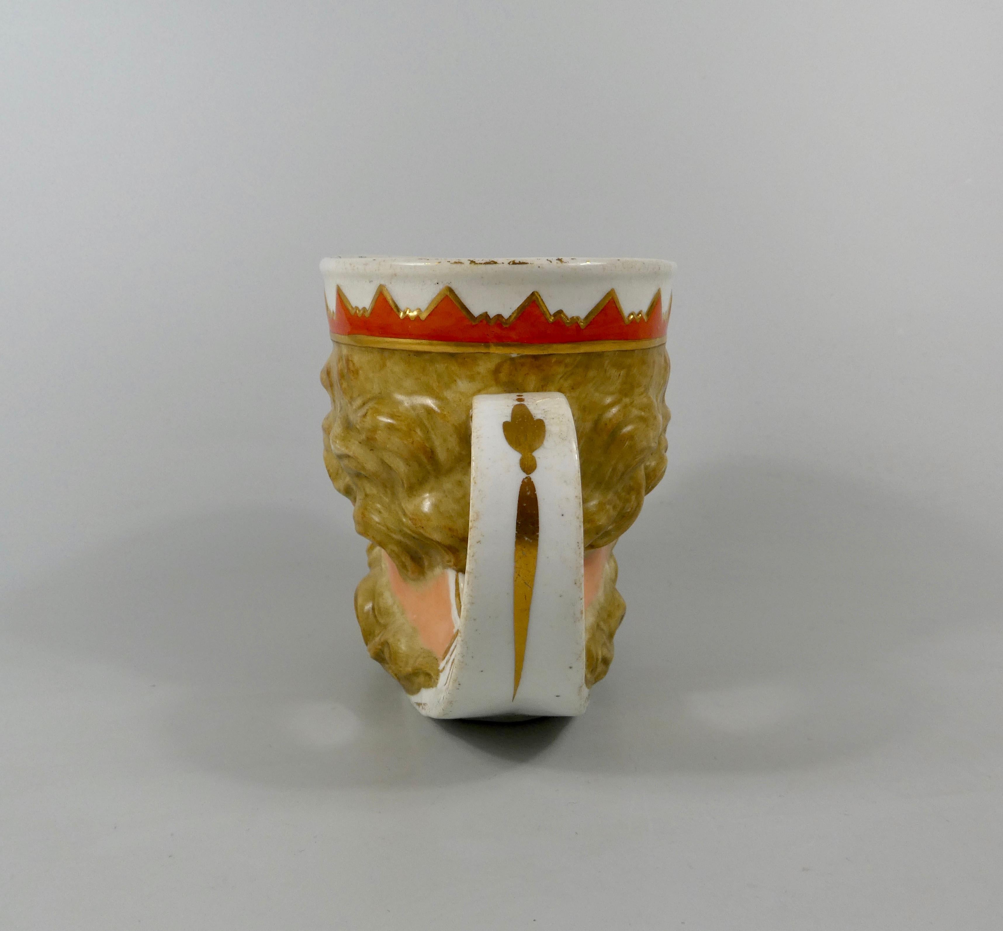 English Derby Porcelain ‘Neptune’ Mug, circa 1810