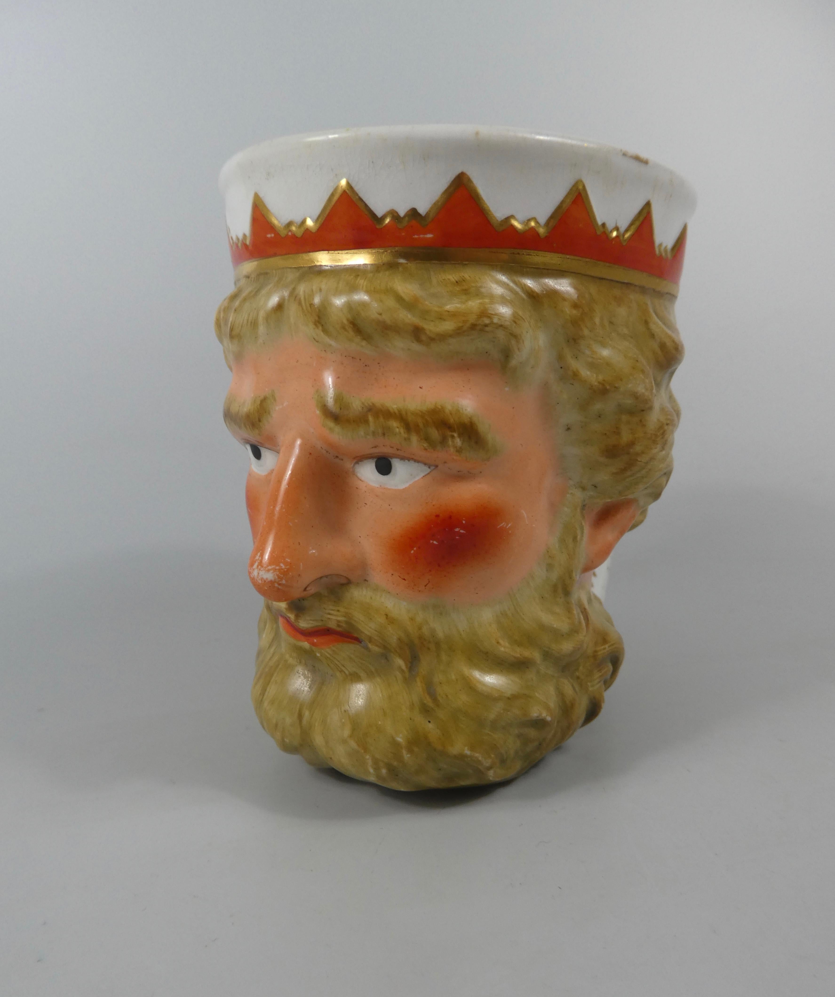 Early 19th Century Derby Porcelain ‘Neptune’ Mug, circa 1810