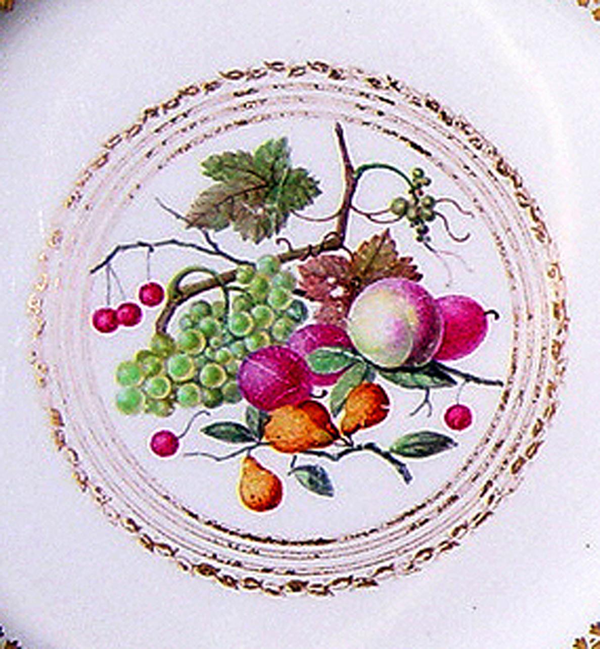 Derby Porcelain Plates, Pattern 126, Painted by William Longden, Set of Six For Sale 1
