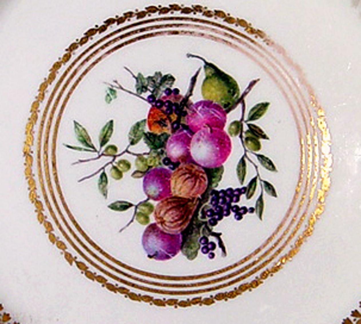 Derby Porcelain Plates, Pattern 126, Painted by William Longden, Set of Six For Sale 2