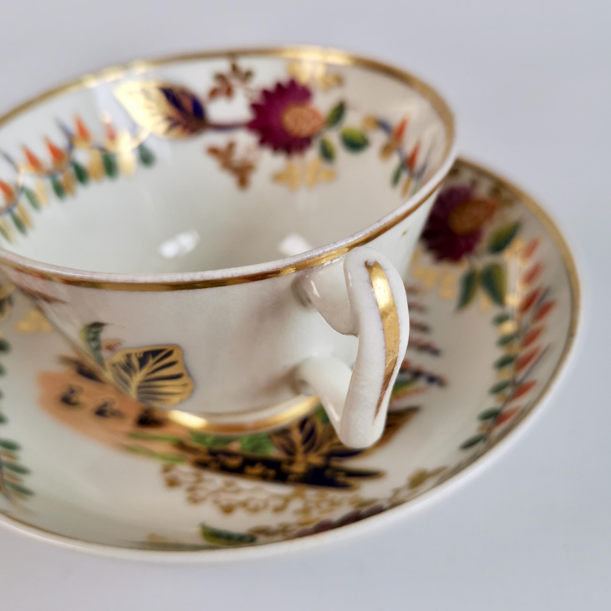 Derby Porcelain Teacup, Japan Pattern with Ducks, Regency, 1815-1820 8