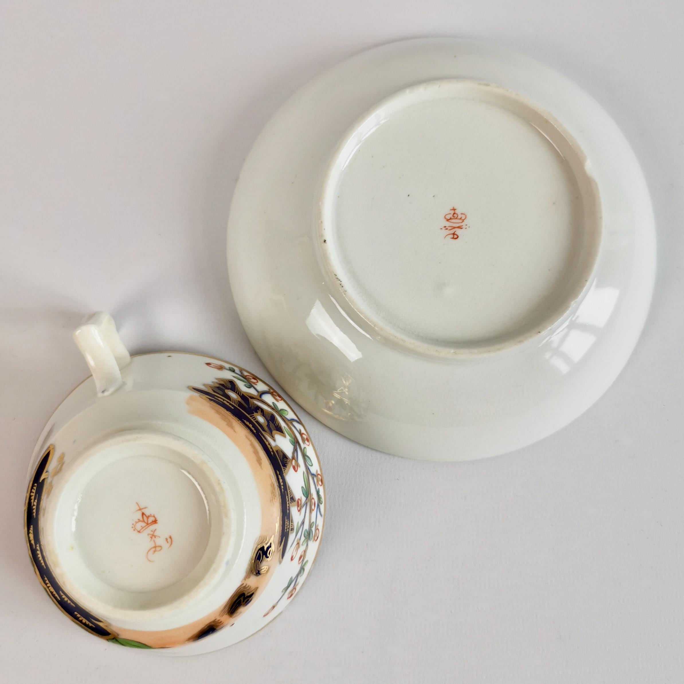 Derby Porcelain Teacup, Japan Pattern with Ducks, Regency, 1815-1820 9