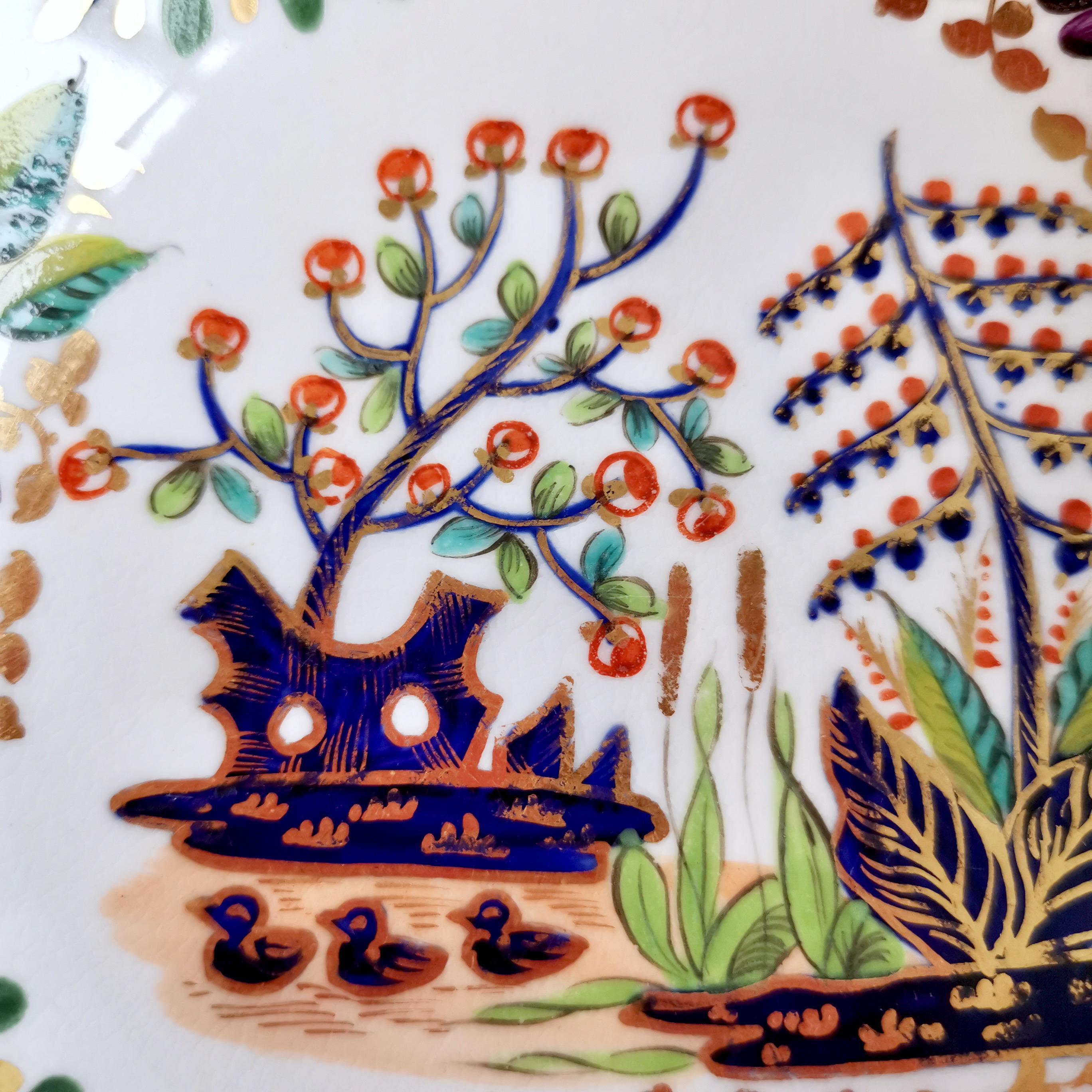 Derby Porcelain Teacup, Japan Pattern with Ducks, Regency, 1815-1820 4