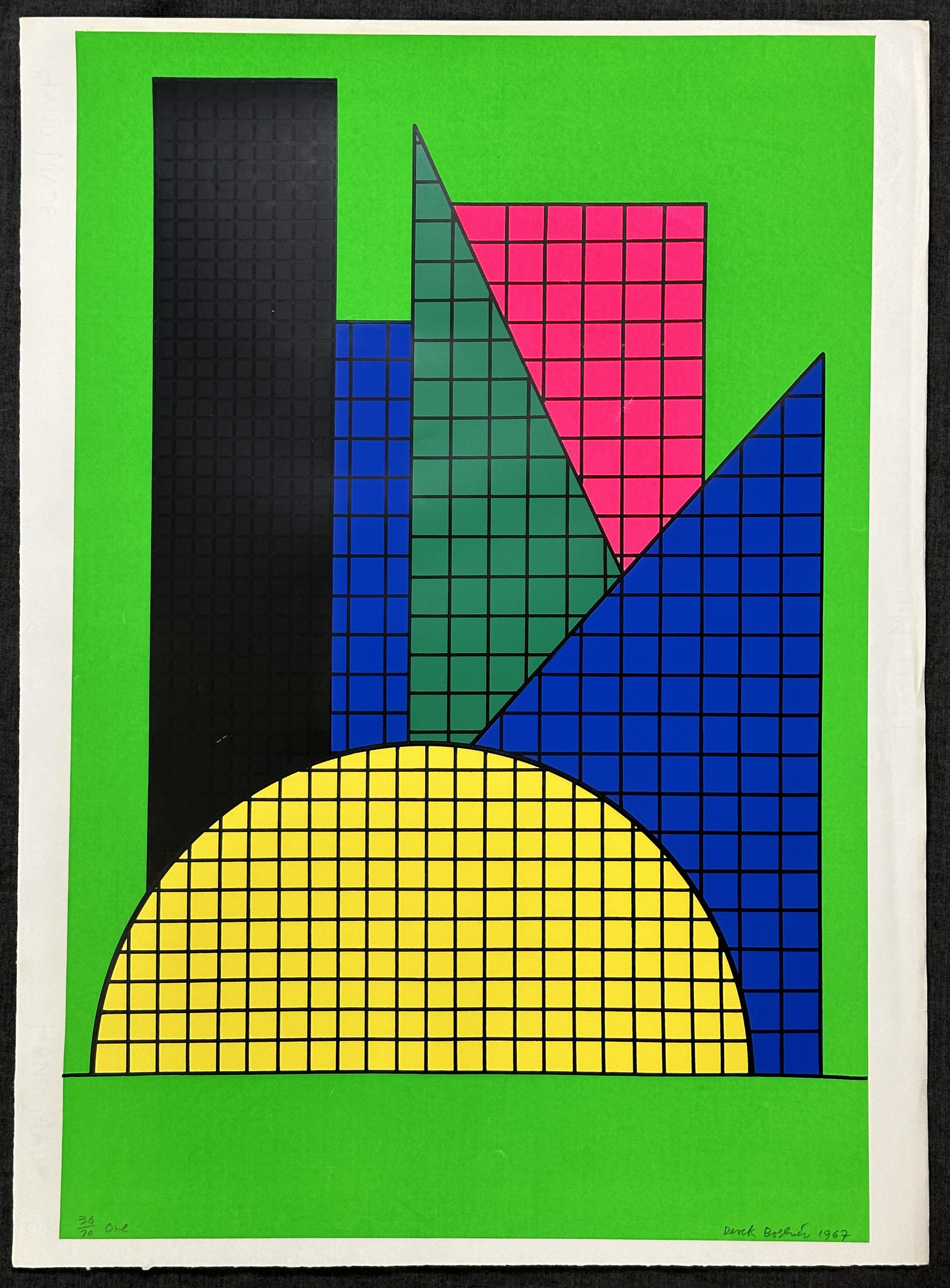 Derek Boshier ONE 1967 Signed Limited Edition Silkscreen For Sale 1