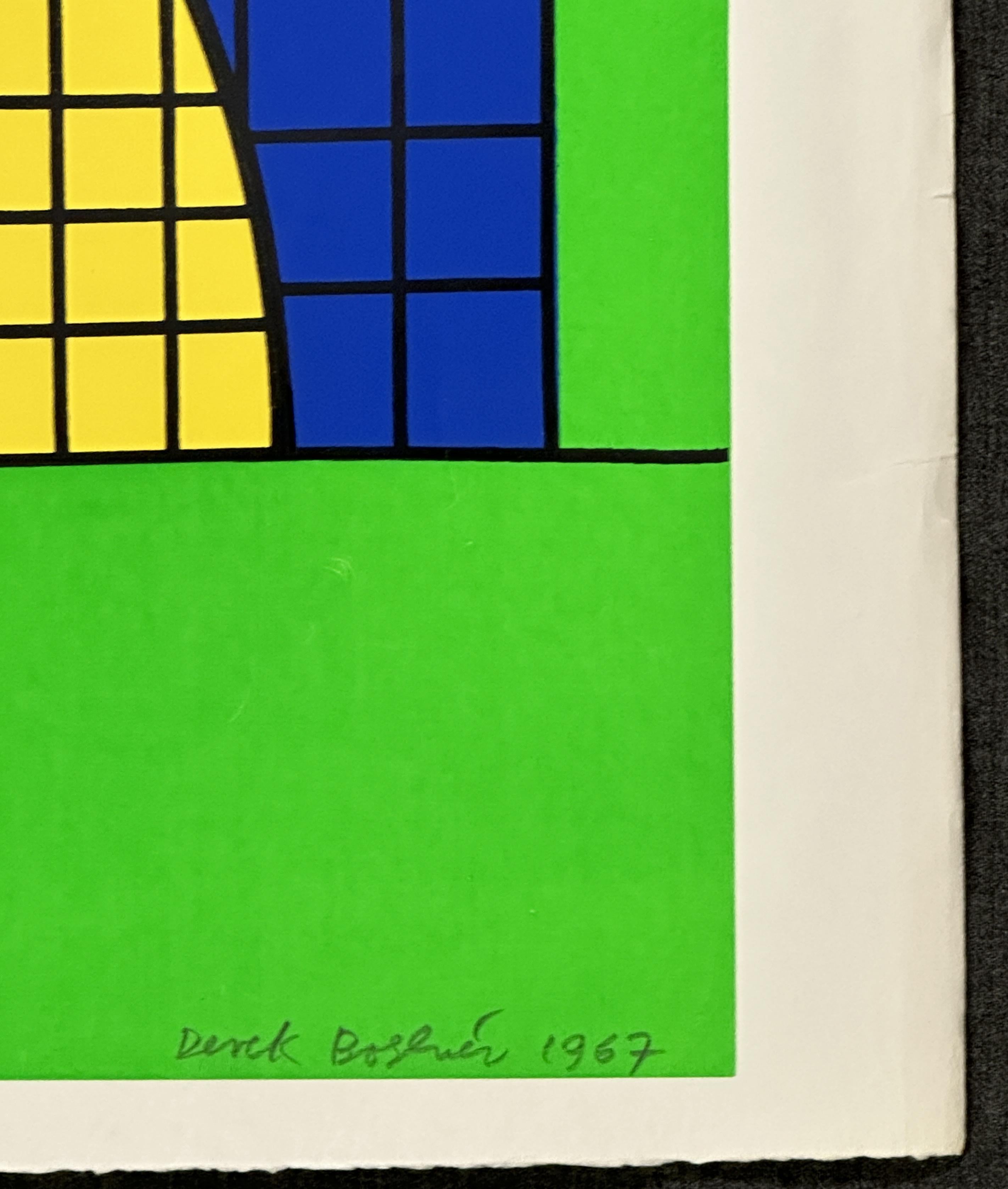 Derek Boshier - Sérigraphie en soie en édition limitée signée ONE 1967 en vente 4