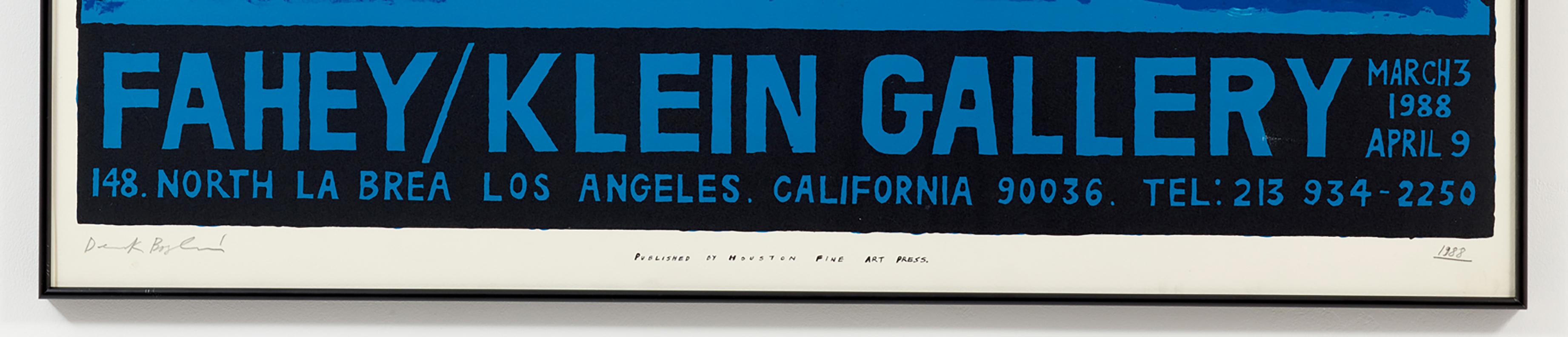 Fahey/Klein Gallery, Los Angeles - Modern Print by Derek Boshier