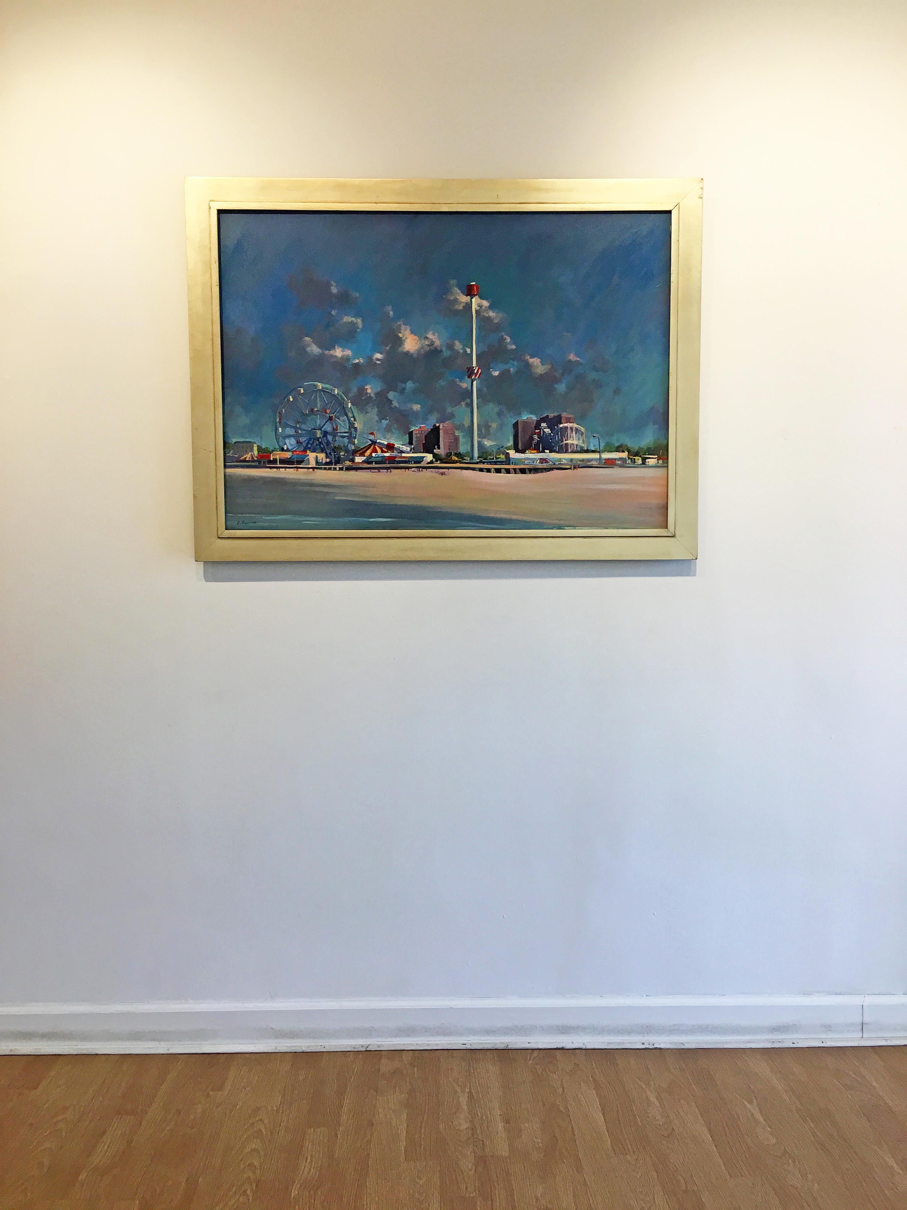 American Realist, Derek Buckner 'Coney Island' For Sale 1