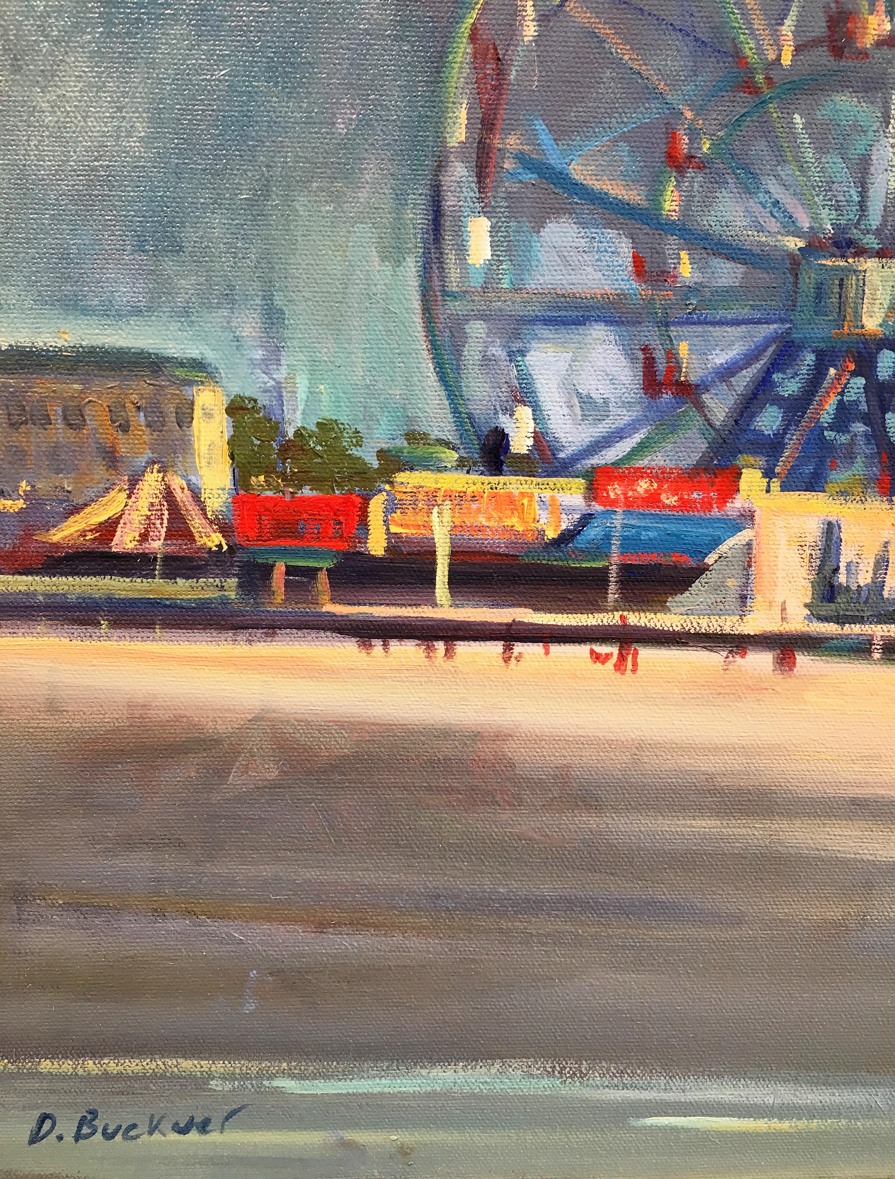 American Realist, Derek Buckner 'Coney Island' For Sale 5