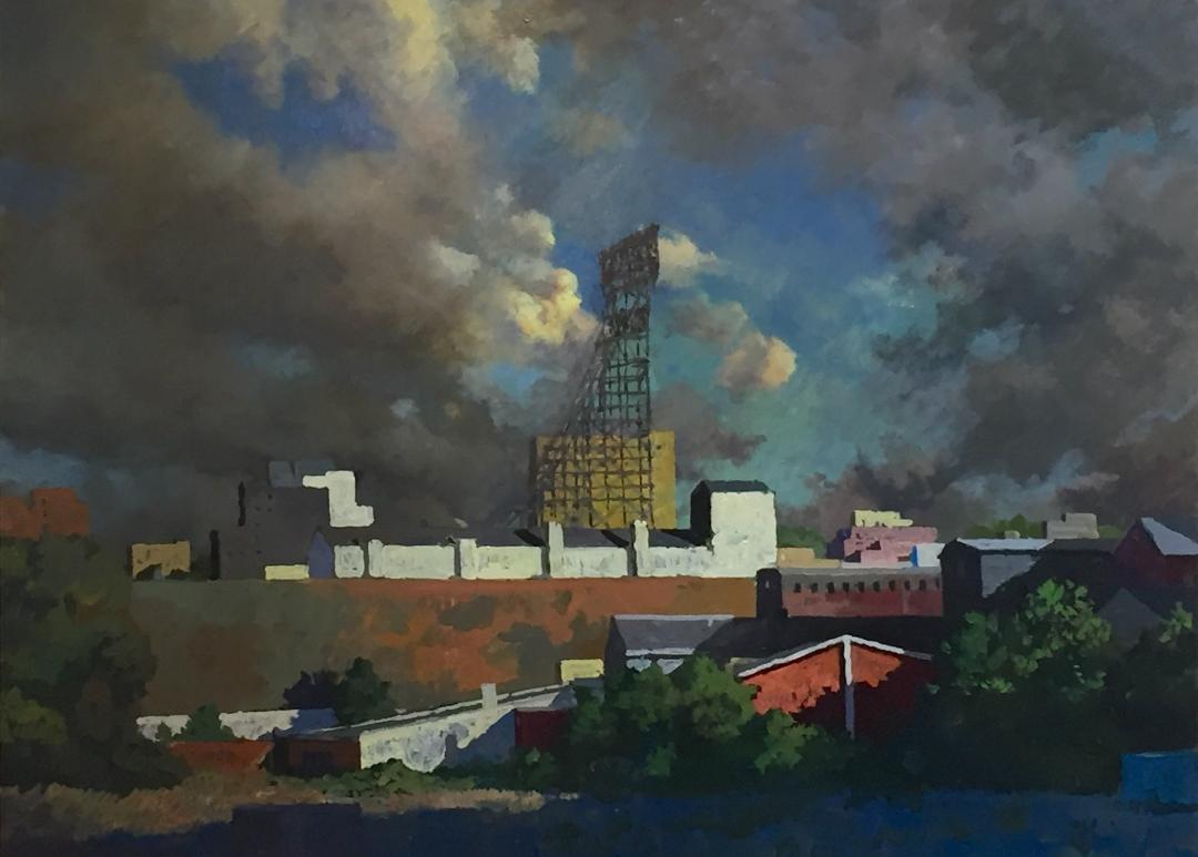 Derek Buckner Landscape Painting - Clearing Storm