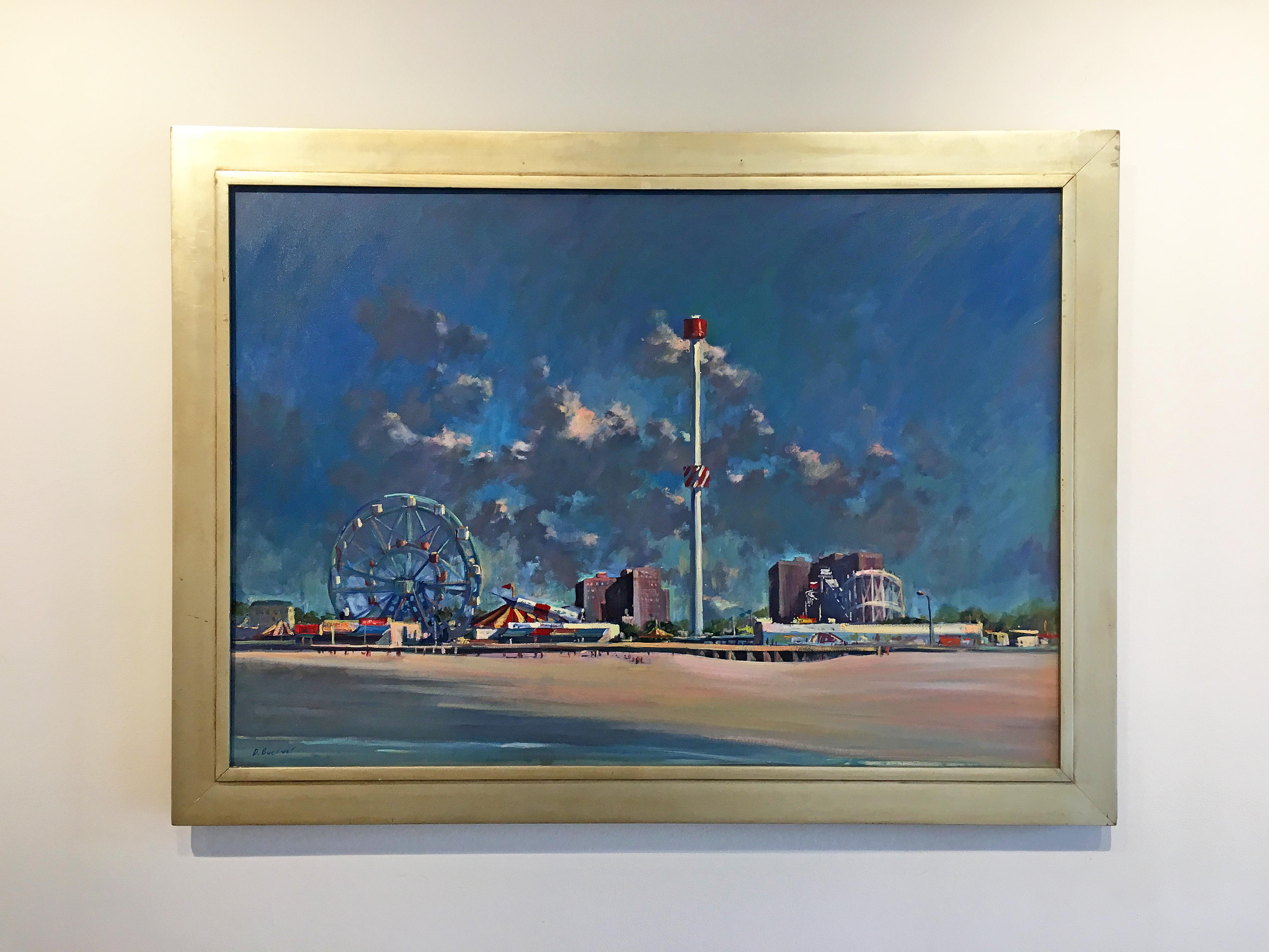 Coney Island - Painting by Derek Buckner
