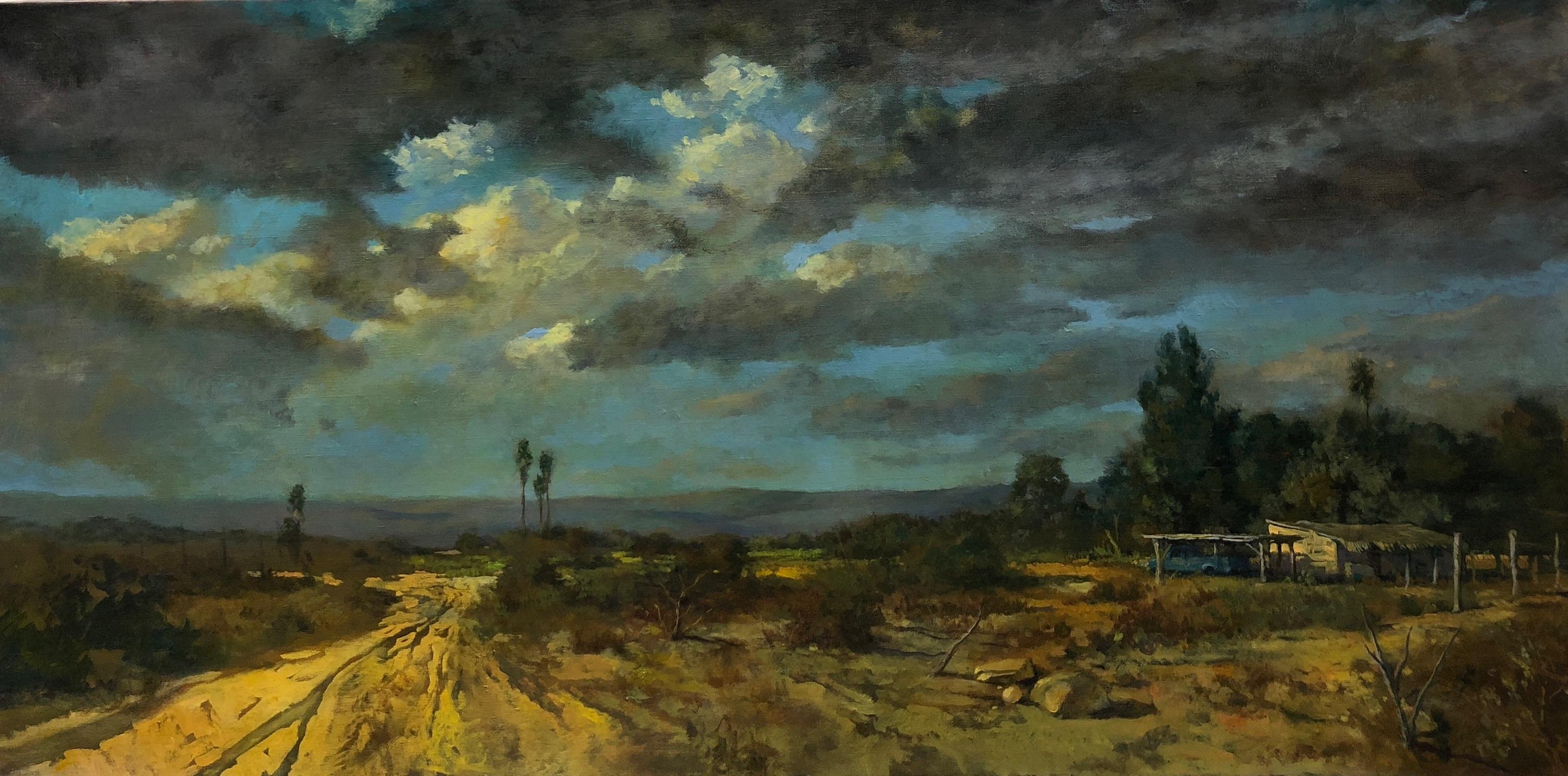 Derek Buckner Landscape Painting - Desert Road