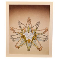 Derek Carruthers (1935-2021) "Étoile" Aquarelle originale, signée en mai 1999