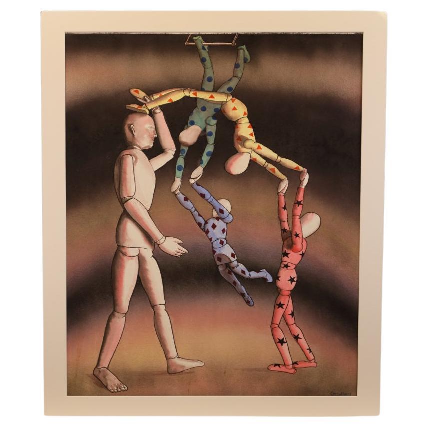 Derek Carruthers (1935-2021) Sans titre 2002 Aquarelle originale  Britannique moderne