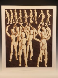 Derek Carruthers (1935–2021)Watercolour  Mannequins, signed and dated 2004