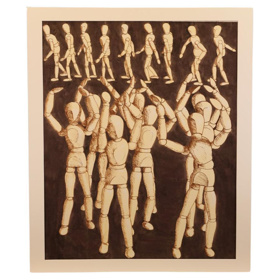 Derek Carruthers (1935–2021)Watercolour  Mannequins, signed and dated 2004