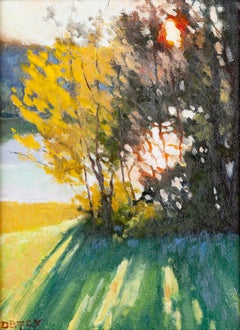 Sunrise Reflections, 2026, Oil on Canvas, Unique, Signed, Framed
