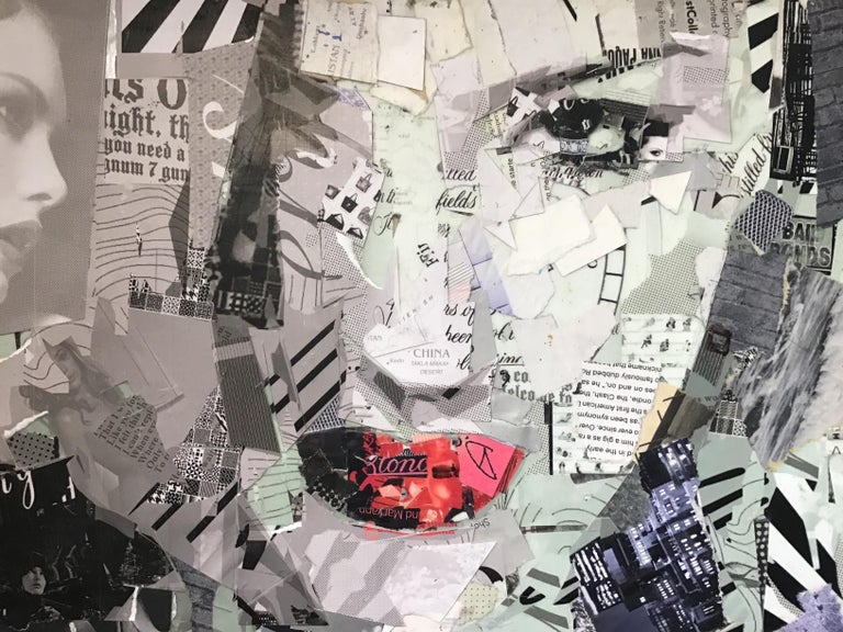 Born in New York 1971

BFA Rhode Island School of Design 1993

Derek Gores tempts the senses in his collage works, recycling magazines, maps, data and other paper materials in his lush figurative works. Considered part of the Pop Surrealism or New