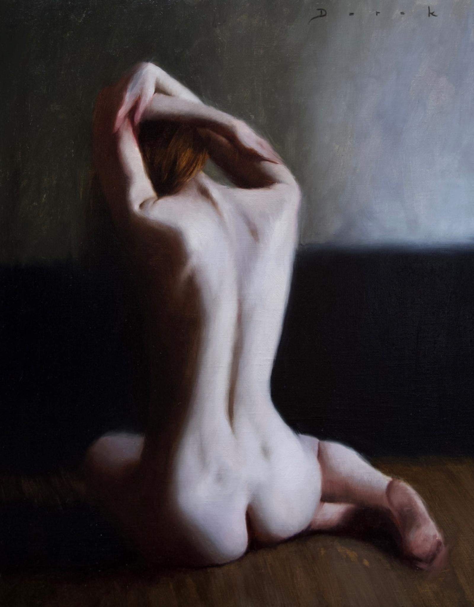"Eclipse" (2024) de Derek Harrison, Pintura al óleo original