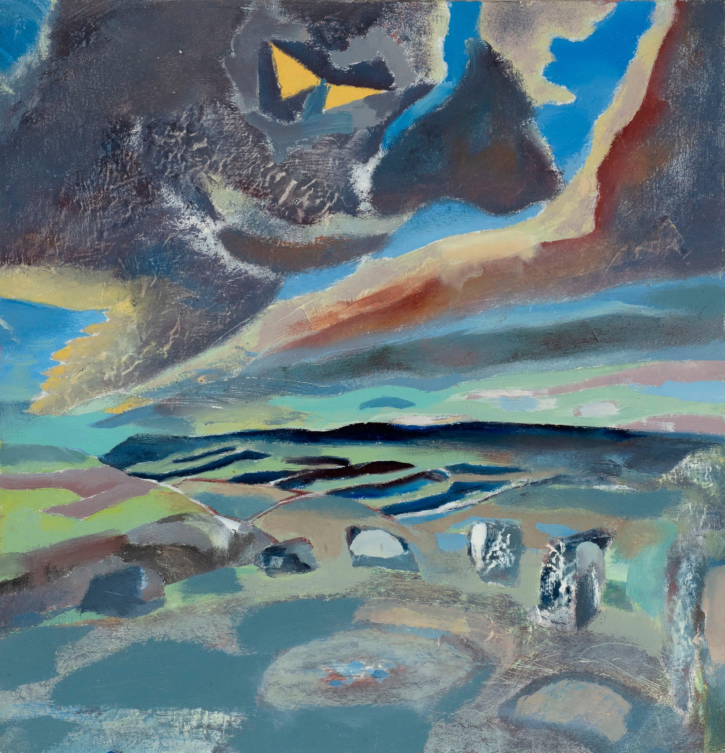 Zwölf Pfeile, West Yorkshire – Painting von Derek Hyatt