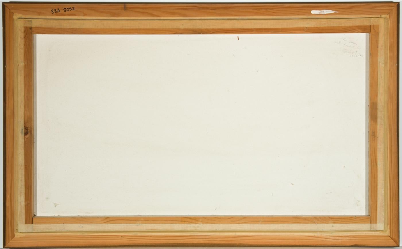 Derek Jones - Firmato c. 1978 Olio, Cavalli in un arido paesaggio autunnale in vendita 2