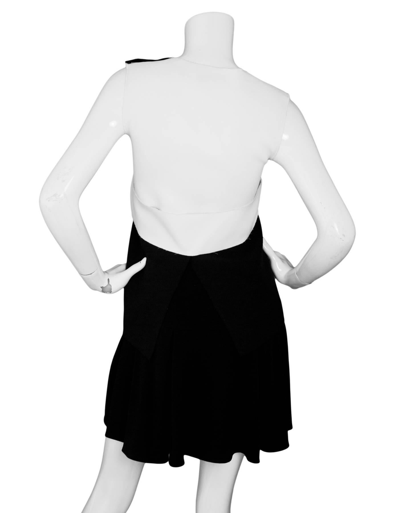 black and white peplum dress